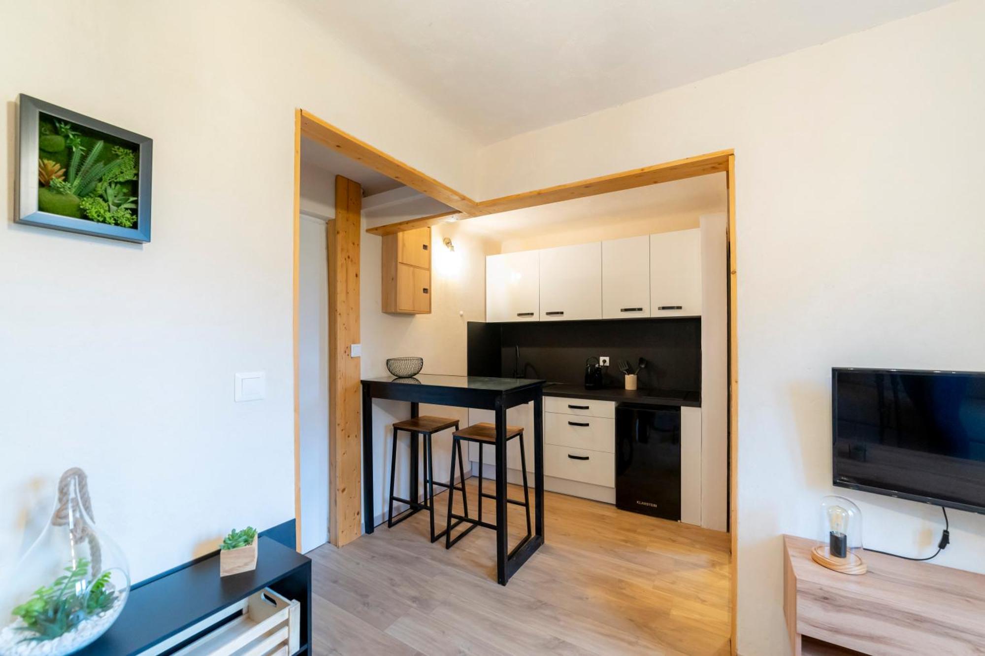 La Galleanne Studio Agreable Et Chaleureux Briancon  Luaran gambar