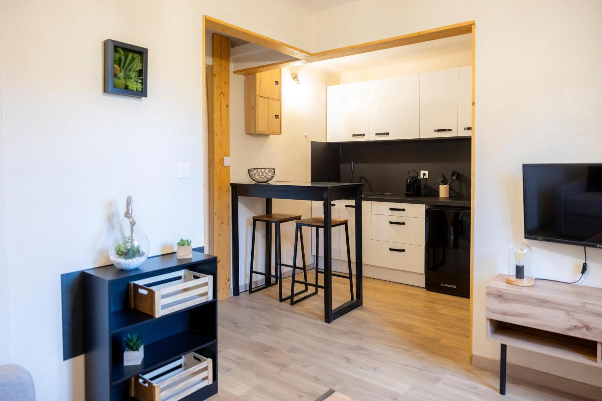 La Galleanne Studio Agreable Et Chaleureux Briancon  Luaran gambar